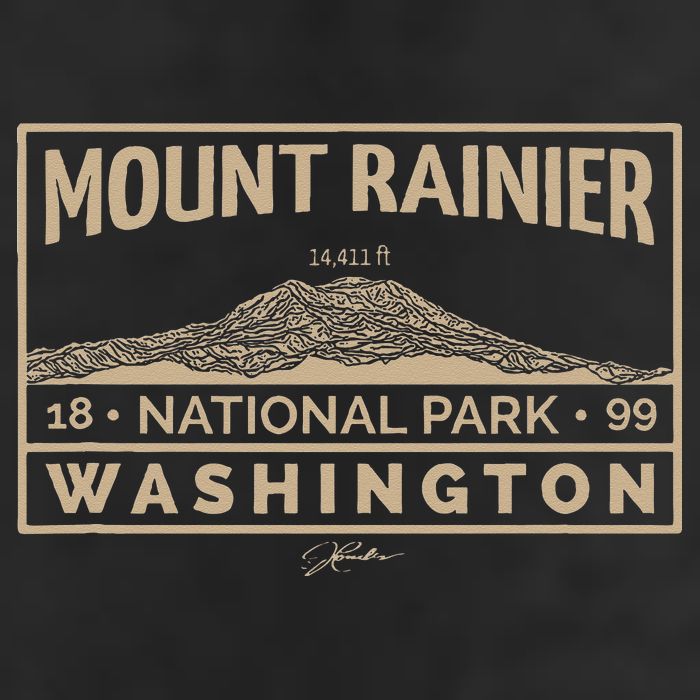 JCombs Mount Rainier National Park Adult Drive Performance Visor