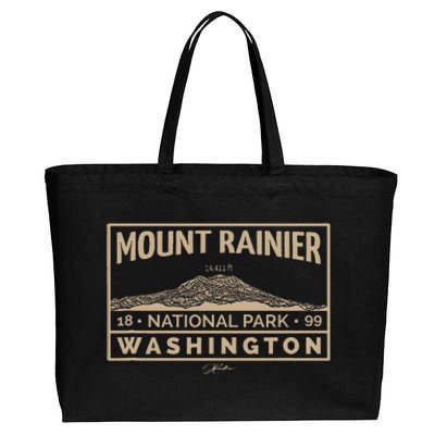 JCombs Mount Rainier National Park Cotton Canvas Jumbo Tote