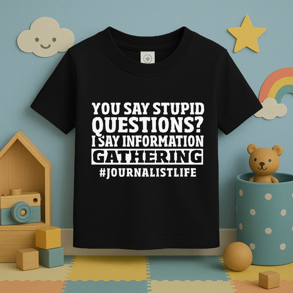 Journalism Media Reporter Press Journalist Toddler T-Shirt
