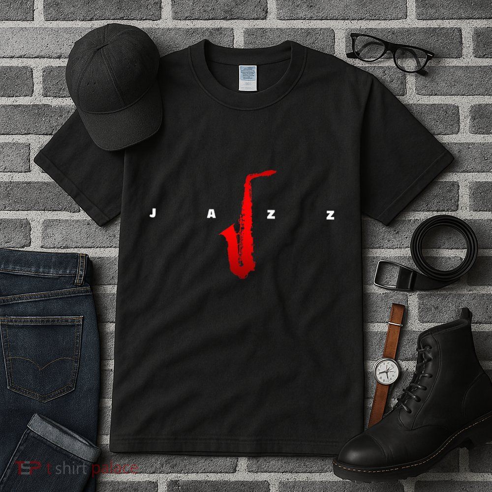 Jazz Music Saxophone Tall T-Shirt
