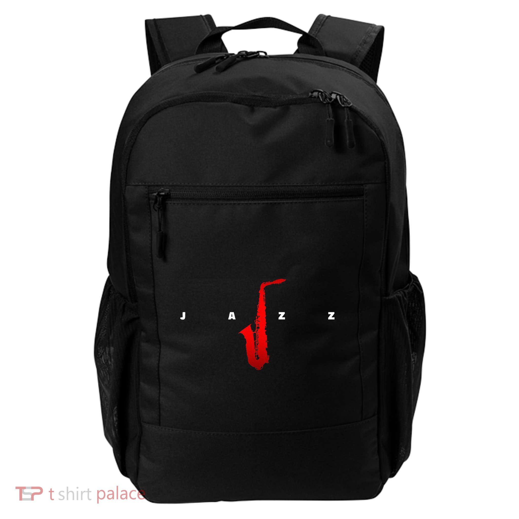 Jazz Music Saxophone Backpack