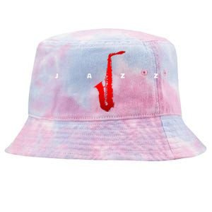 Jazz Music Saxophone Tie-Dyed Bucket Hat