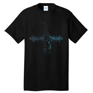 Jazz Music Saxophone Player Gift Saxophone Tall T-Shirt