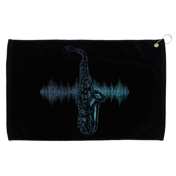 Jazz Music Saxophone Player Gift Saxophone Grommeted Golf Towel