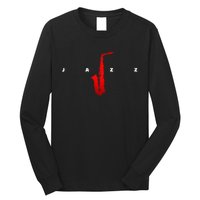 Jazz Music Saxophone Long Sleeve Shirt