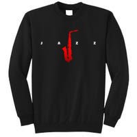 Jazz Music Saxophone Tall Sweatshirt