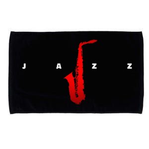 Jazz Music Saxophone Microfiber Hand Towel