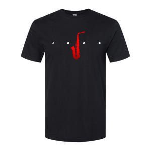 Jazz Music Saxophone Softstyle CVC T-Shirt