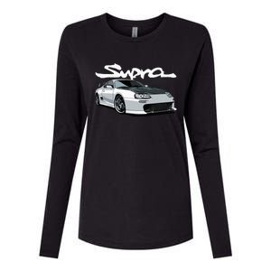 Jdm Mkiv Supra 2jz Street Racing Drag Drift Womens Cotton Relaxed Long Sleeve T-Shirt