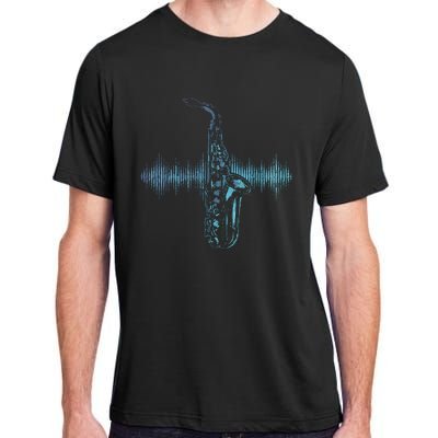 Jazz Music Saxophone Player Gift Saxophone Adult ChromaSoft Performance T-Shirt