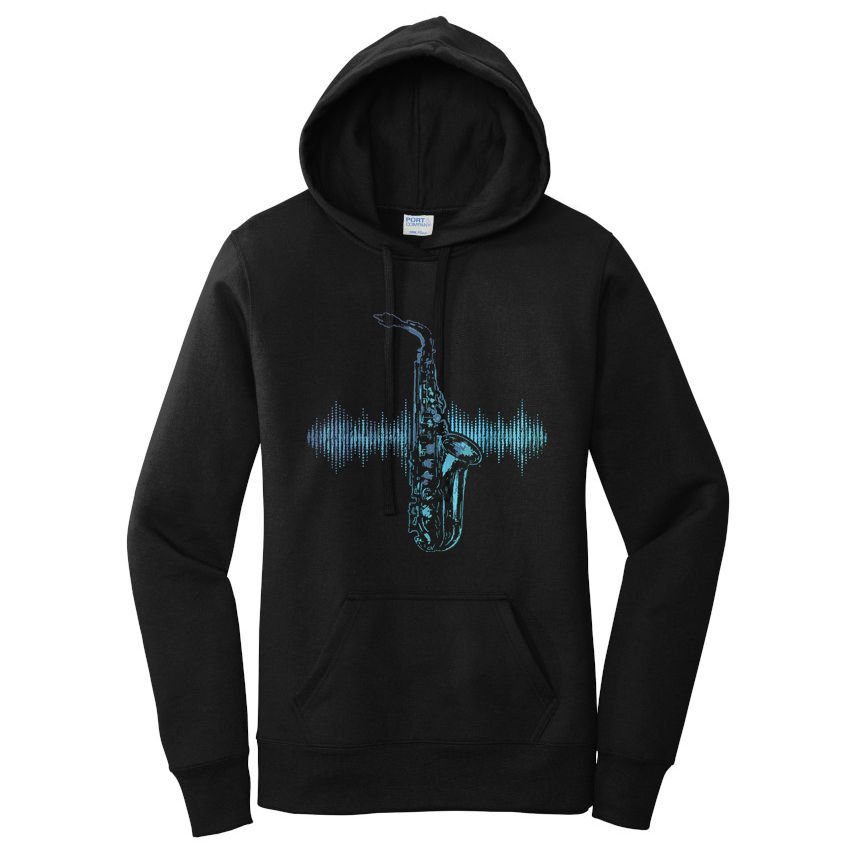 Jazz Music Saxophone Player Gift Saxophone Women's Pullover Hoodie
