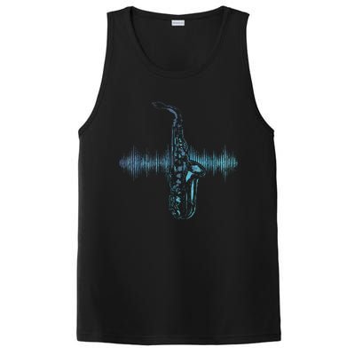 Jazz Music Saxophone Player Gift Saxophone PosiCharge Competitor Tank