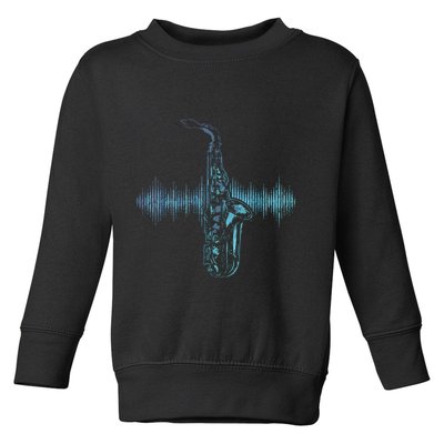 Jazz Music Saxophone Player Gift Saxophone Toddler Sweatshirt