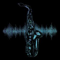 Jazz Music Saxophone Player Gift Saxophone Cropped Pullover Crew