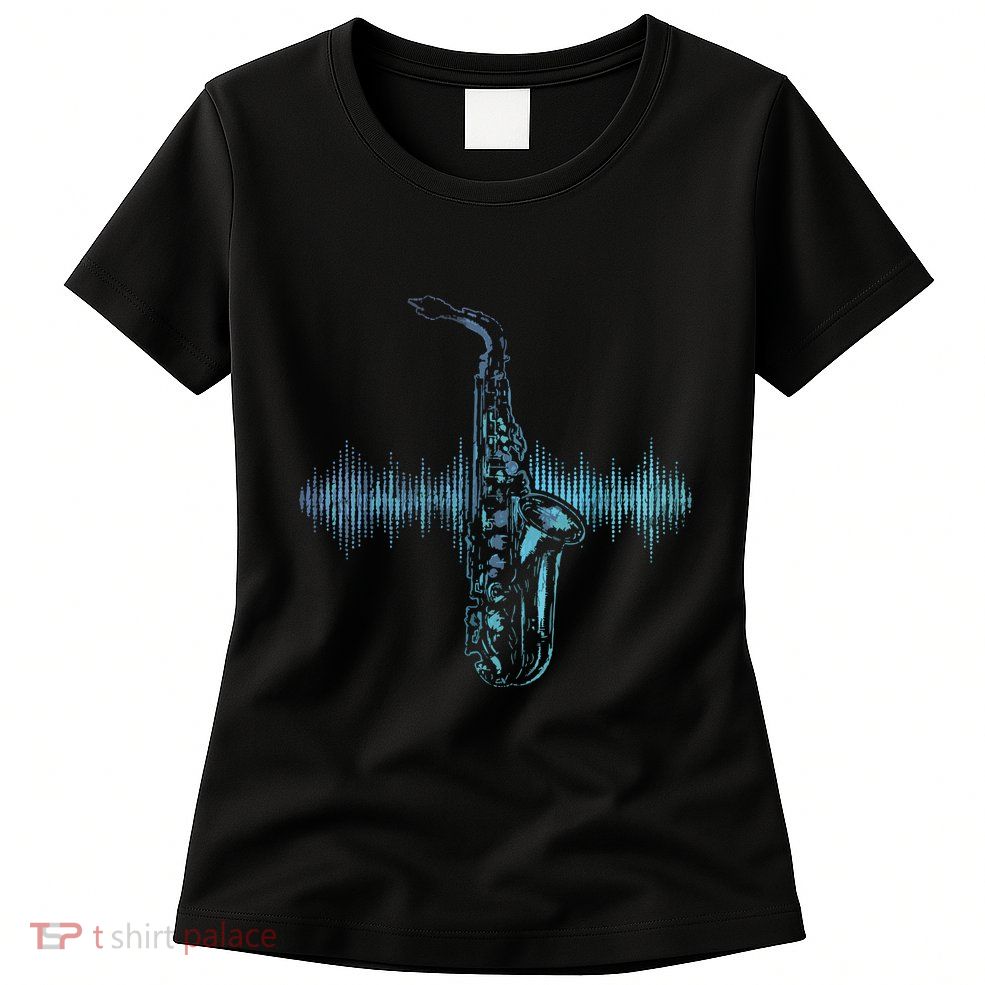 Jazz Music Saxophone Player Gift Saxophone Womens T-Shirt