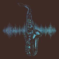 Jazz Music Saxophone Player Gift Saxophone Cooling Performance Crew T-Shirt