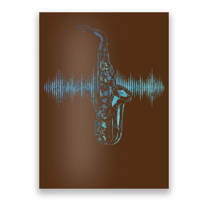 Jazz Music Saxophone Player Gift Saxophone Poster