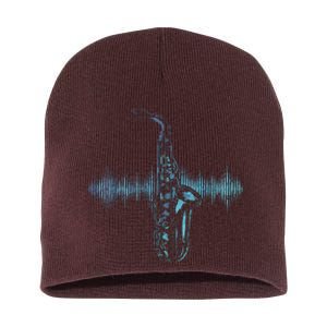 Jazz Music Saxophone Player Gift Saxophone Short Acrylic Beanie