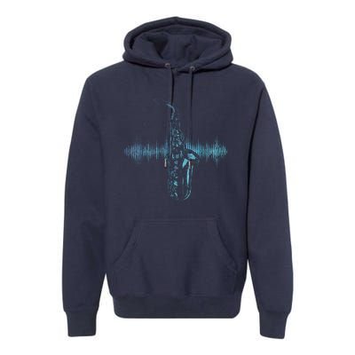 Jazz Music Saxophone Player Gift Saxophone Premium Hoodie