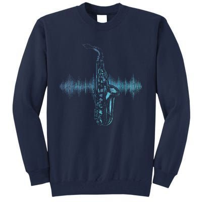 Jazz Music Saxophone Player Gift Saxophone Tall Sweatshirt