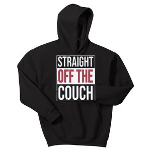 John Michael Schmitz Straight Off The Couch Kids Hoodie