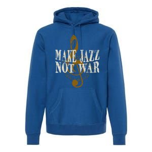 Jazz Music Saxophone Trumpet Gift Premium Hoodie