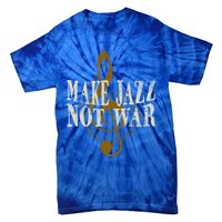 Jazz Music Saxophone Trumpet Gift Tie-Dye T-Shirt