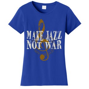 Jazz Music Saxophone Trumpet Gift Women's T-Shirt