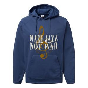 Jazz Music Saxophone Trumpet Gift Performance Fleece Hoodie