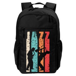 Jazz Musician Saxophonist Trumpetist Sax Trumpet Player Daily Commute Backpack