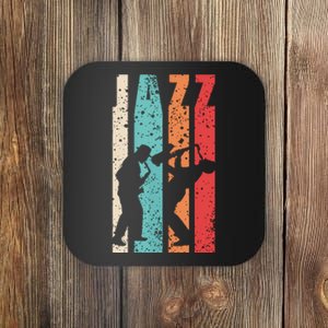 Jazz Musician Saxophonist Trumpetist Sax Trumpet Player Coaster