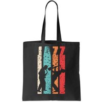 Jazz Musician Saxophonist Trumpetist Sax Trumpet Player Tote Bag