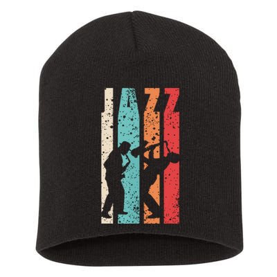 Jazz Musician Saxophonist Trumpetist Sax Trumpet Player Short Acrylic Beanie