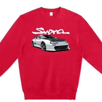 Jdm Mkiv Supra 2jz Street Racing Drag Drift Premium Crewneck Sweatshirt