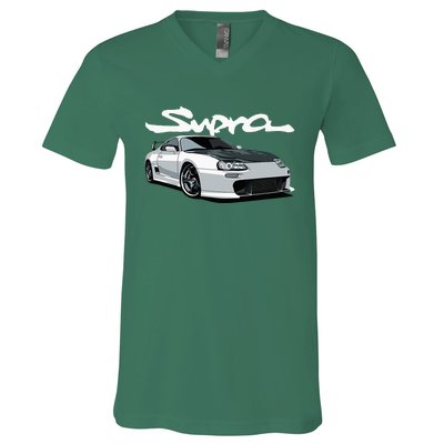 Jdm Mkiv Supra 2jz Street Racing Drag Drift V-Neck T-Shirt