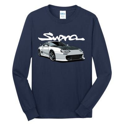 Jdm Mkiv Supra 2jz Street Racing Drag Drift Tall Long Sleeve T-Shirt