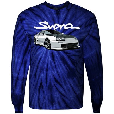 Jdm Mkiv Supra 2jz Street Racing Drag Drift Tie-Dye Long Sleeve Shirt