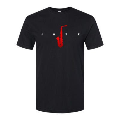 Jazz Music Saxophone Softstyle CVC T-Shirt