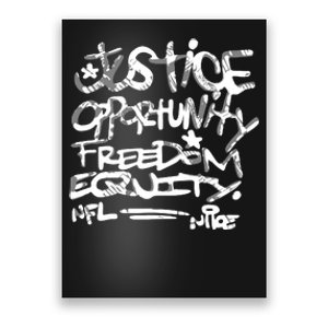 Justice Mike Tomlin Opportunity Equity Freedom Poster