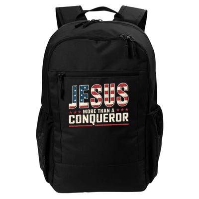 Jesus More Than A Conqueror Daily Commute Backpack