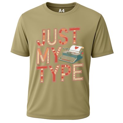 Just My Type Funny Typewriter Book Publisher Author Performance Shirt