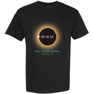 Jackson Mo Total Solar Eclipse 04/08/24 Missouri Souvenir Garment-Dyed Heavyweight T-Shirt