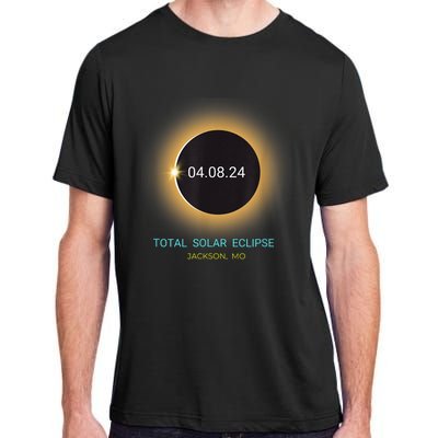 Jackson Mo Total Solar Eclipse 04/08/24 Missouri Souvenir Adult ChromaSoft Performance T-Shirt