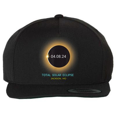 Jackson Mo Total Solar Eclipse 04/08/24 Missouri Souvenir Wool Snapback Cap