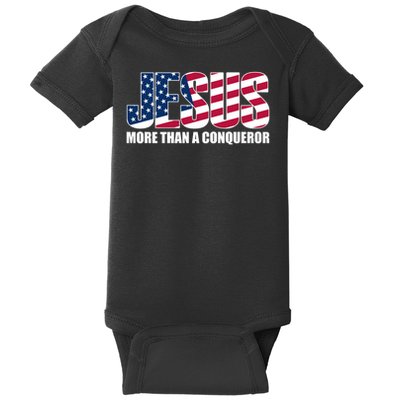 Jesus More Than A Conqueror Baby Bodysuit