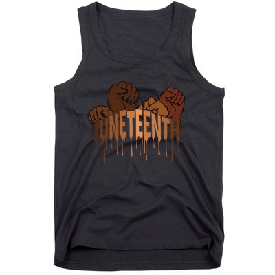 Juneteenth Melanin Tee 19th June 1865 Black History Tank Top