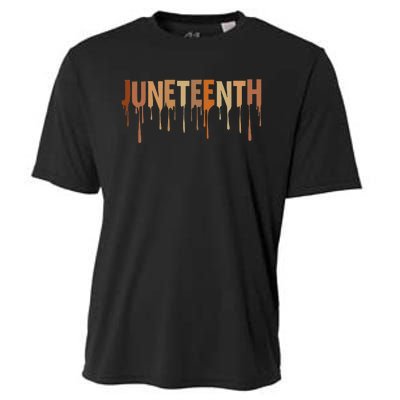 Juneteenth Melanin Tee 19th June 1865 Black History Cooling Performance Crew T-Shirt