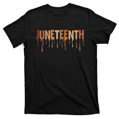 Juneteenth Melanin Tee 19th June 1865 Black History T-Shirt