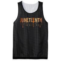 Juneteenth Melanin Tee 19th June 1865 Black History Mesh Reversible Basketball Jersey Tank