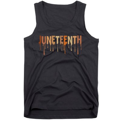 Juneteenth Melanin Tee 19th June 1865 Black History Tank Top